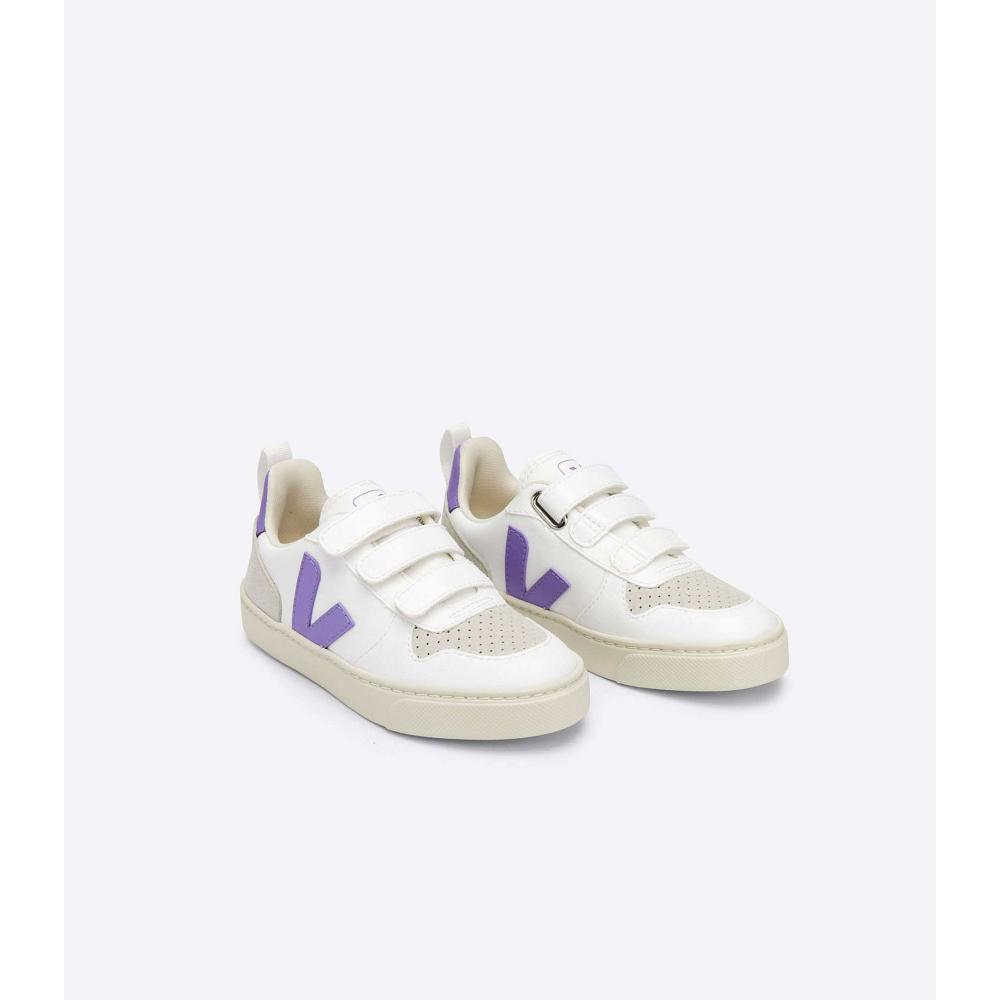 Veja V-10 CWL Joggesko Barn White/Purple | NO 867RVD